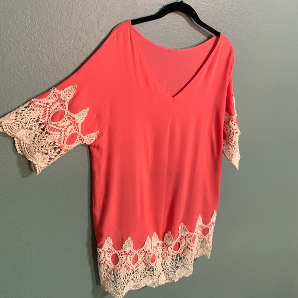 Alya Dress - Beautiful Embroidered Hem and Sleeves - Picture 3 of 4